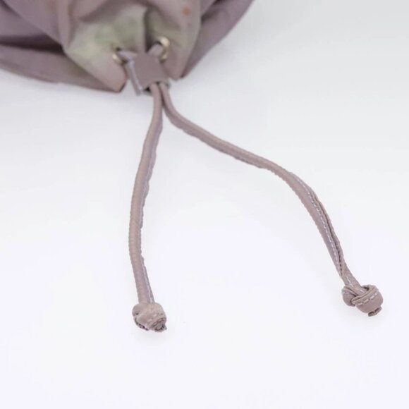 PRADA Pouch Nylon Purple Silver Auth 90239 - Picture 7 of 16